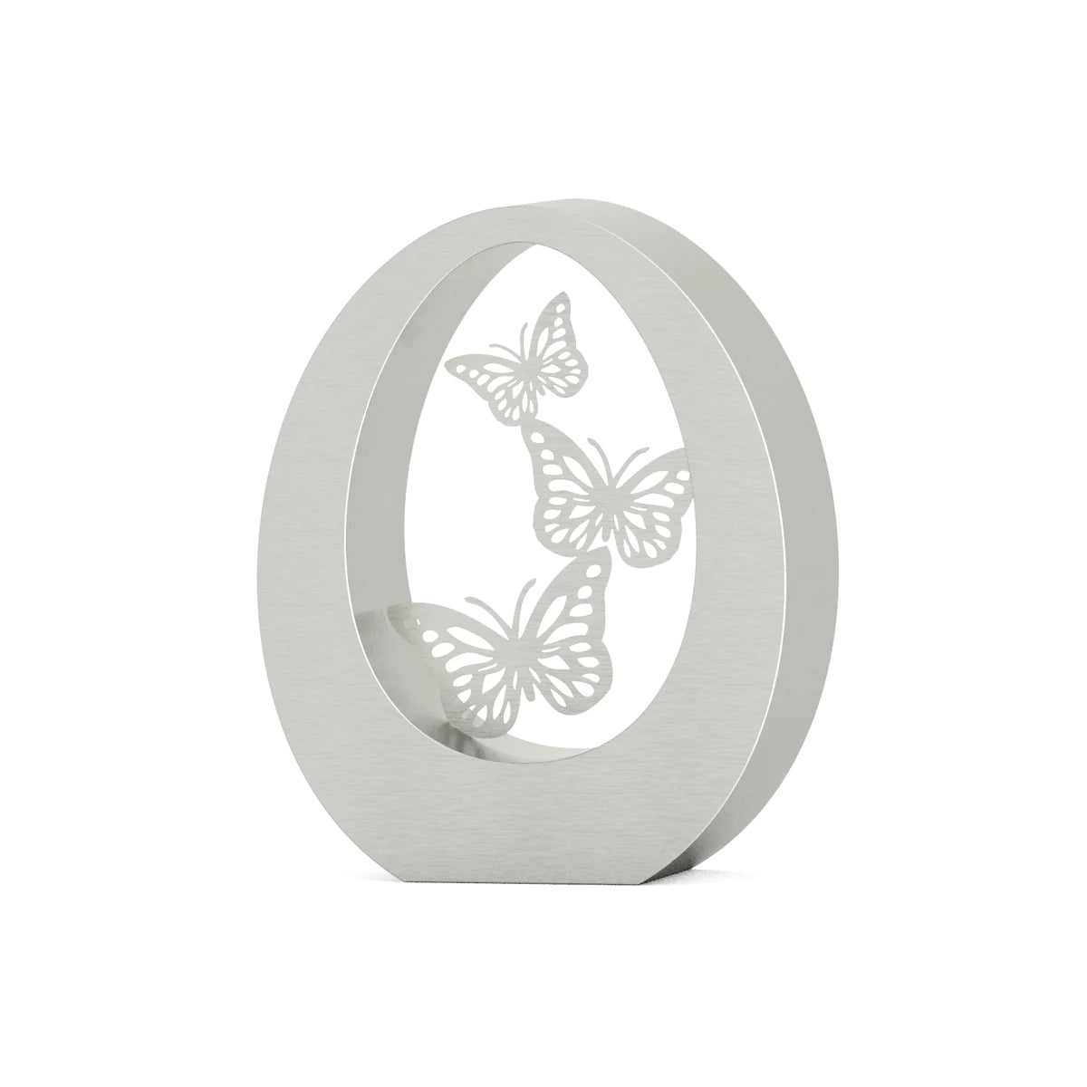 Butterfly Small Urn for Ashes in Stainless Steel