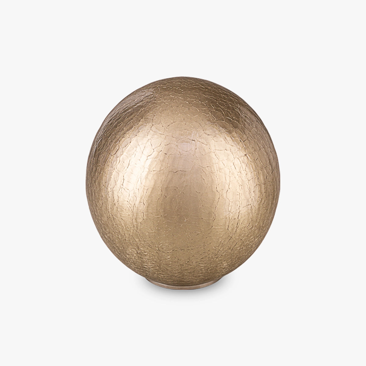 crystal sphere adult cremation urn for ashes in gold