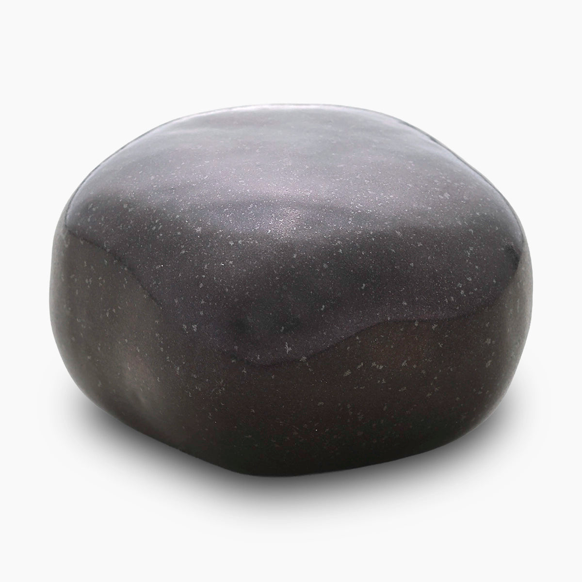cuddle stone keepsake urn for ashes in steel grey