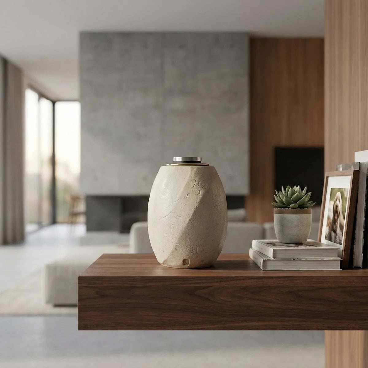 Elegant Medium Pet Urn for Ashes