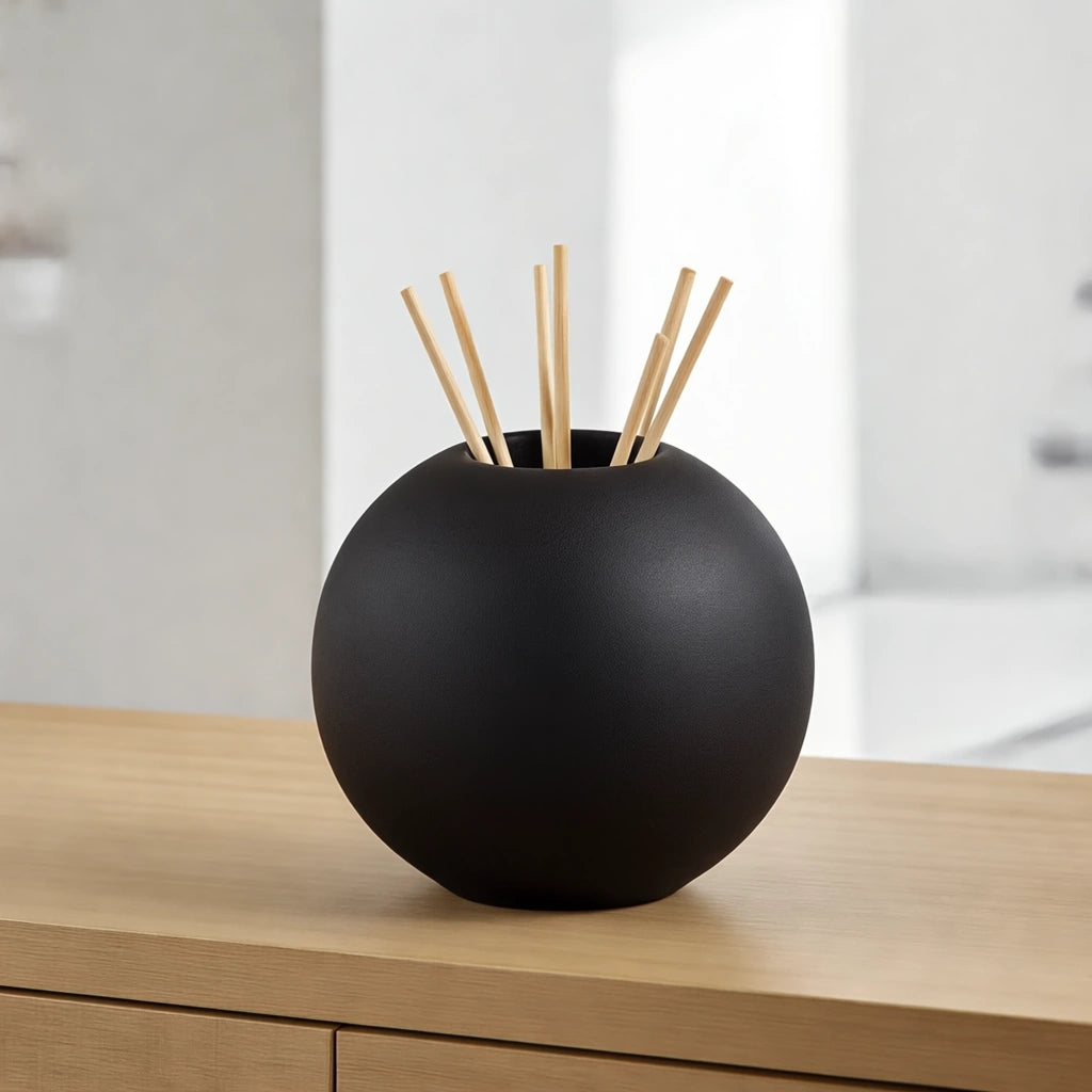 Essence of Life Scented Keepsake Urn for Ashes in Black