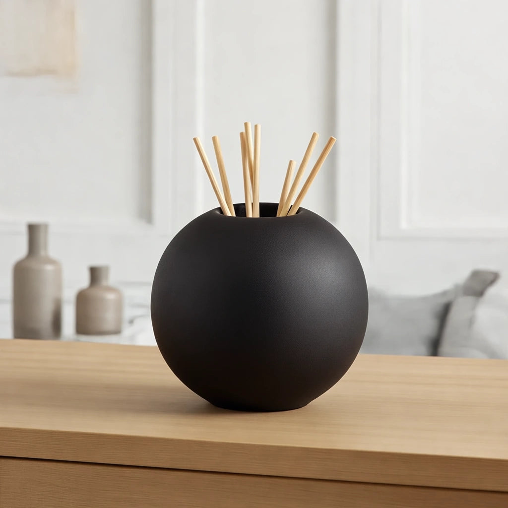 Essence of Life Scented Keepsake Urn for Ashes in Black
