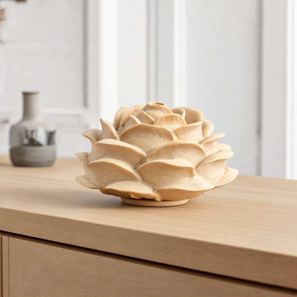Eternal Rose Wooden Keepsake Urn for Ashes