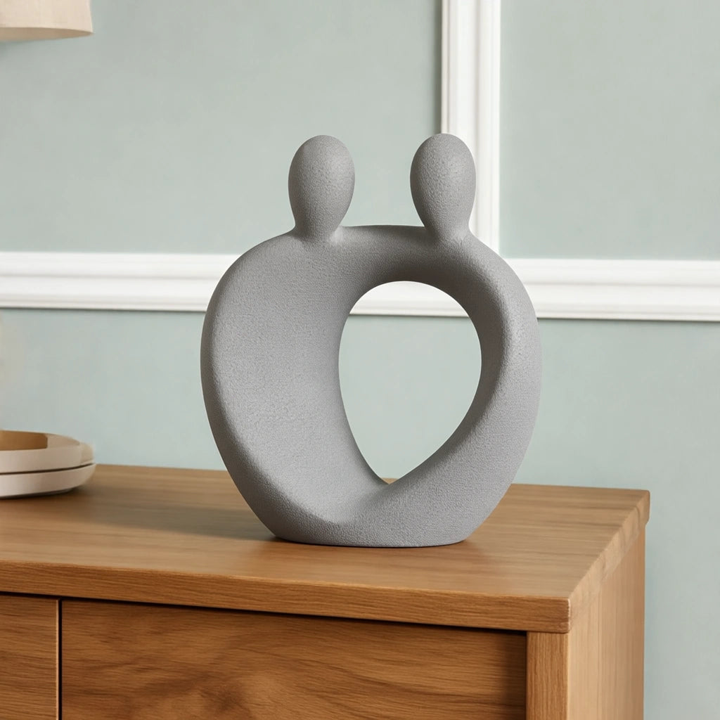 Family Keepsake Urn for Ashes in Grey