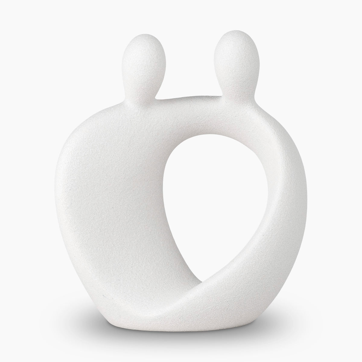 family keepsake urn for ashes in white