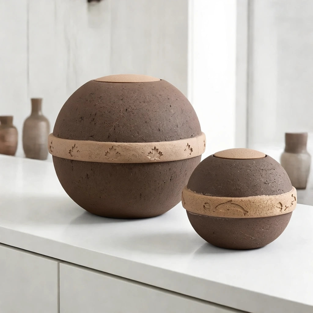 Geos Biodegradable Urn for Ashes – Small
