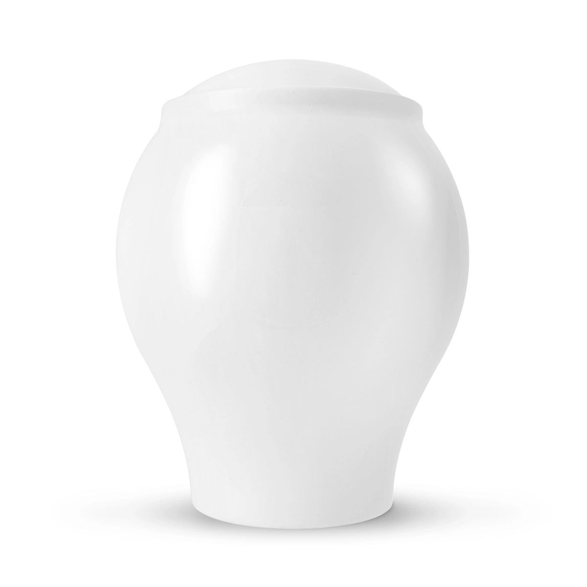Horse Cremation Urn for Ashes in Pure White