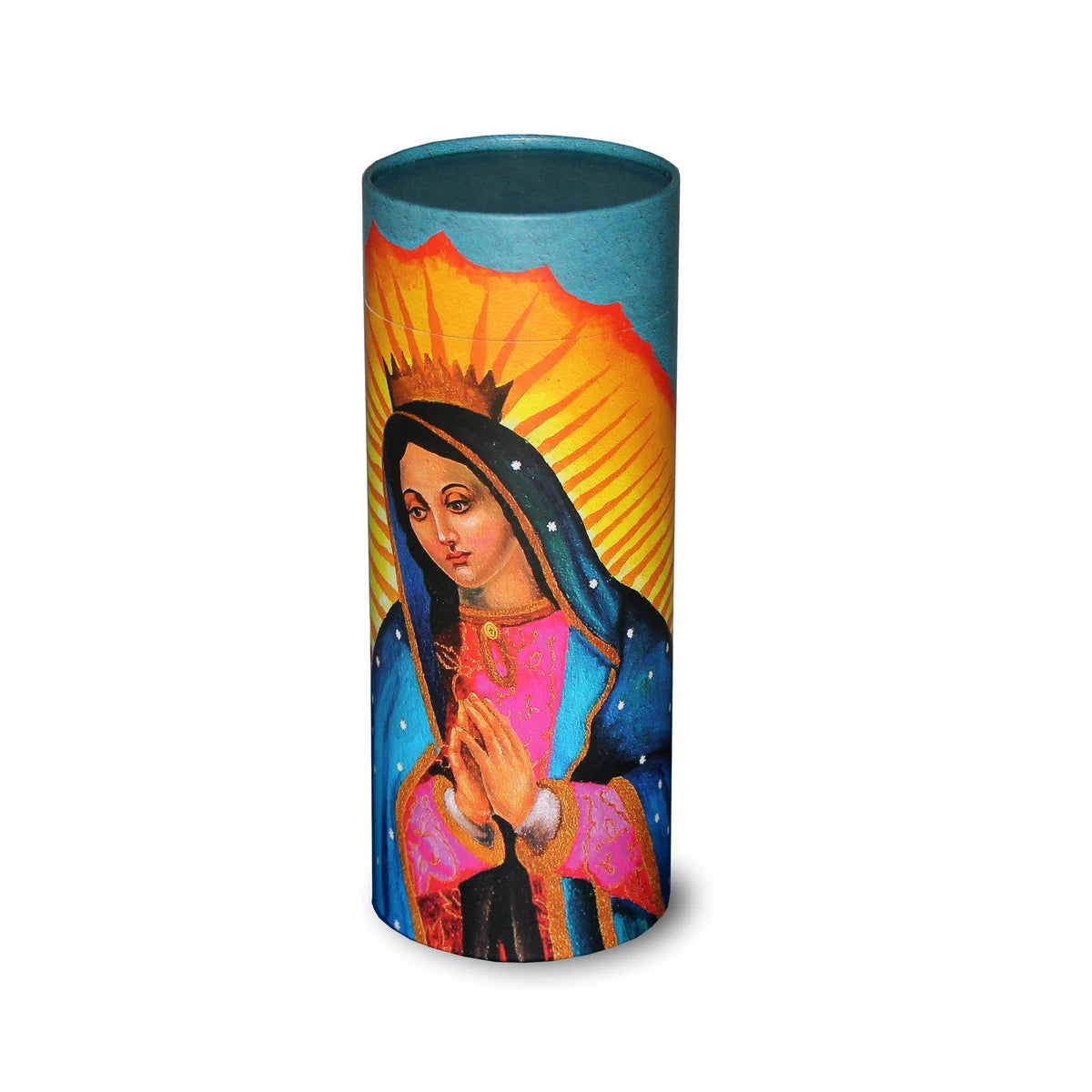 Our Lady of Guadalupe Eco Friendly Scattering Tube for Ashes - Mini