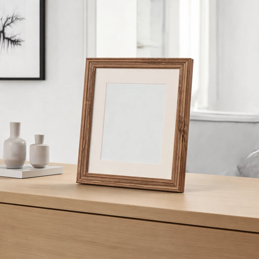 Pet Memorial Photo Frame in Dark Oak - Medium