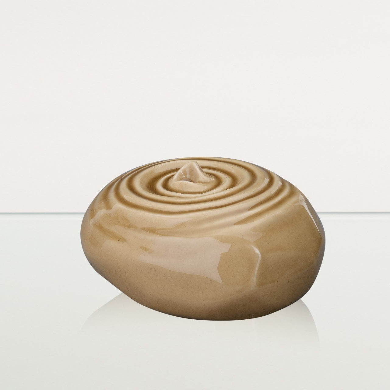 Ripples Adult Cremation Urn for Ashes in Beige