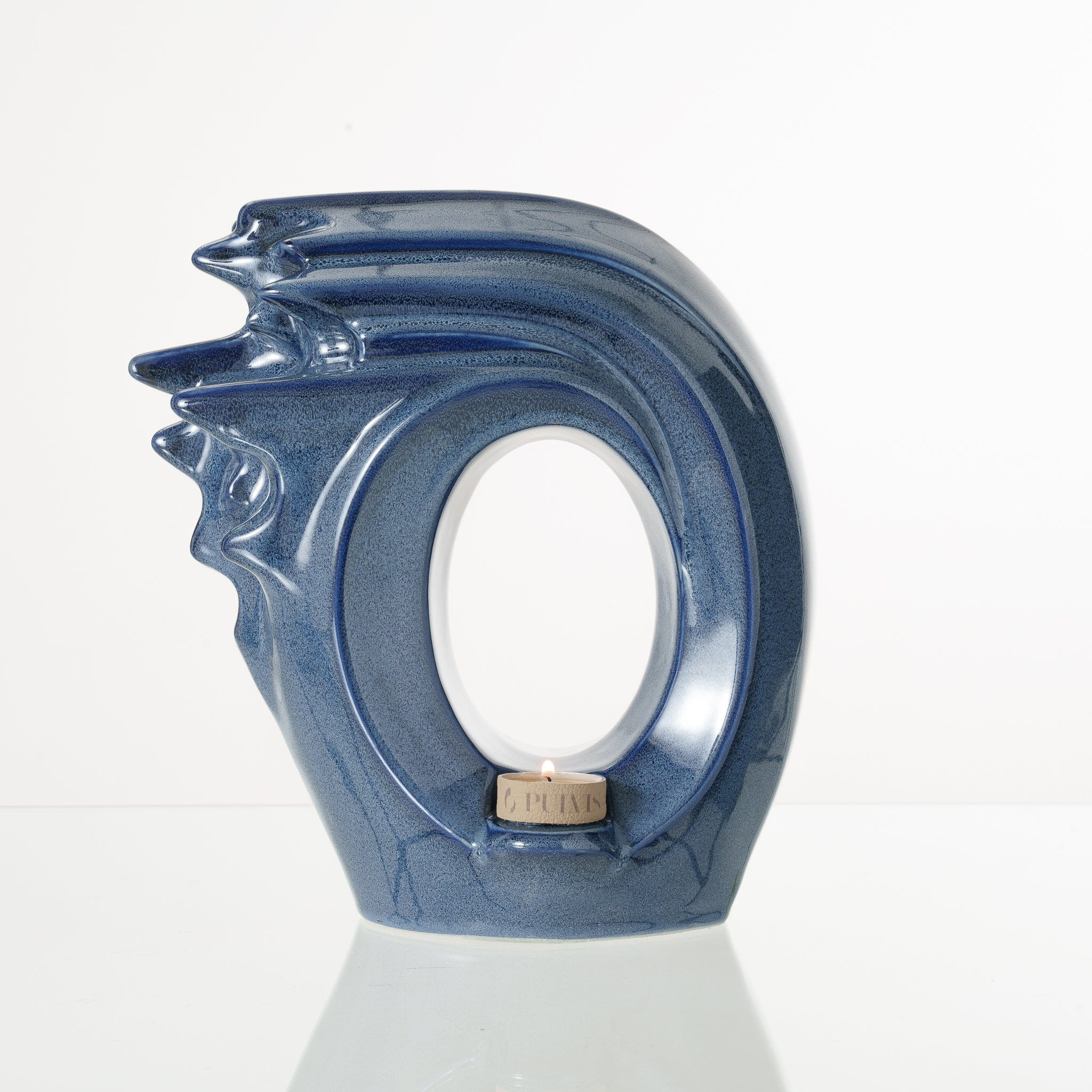 Zephyr Adult Cremation Urn for Ashes in Blue