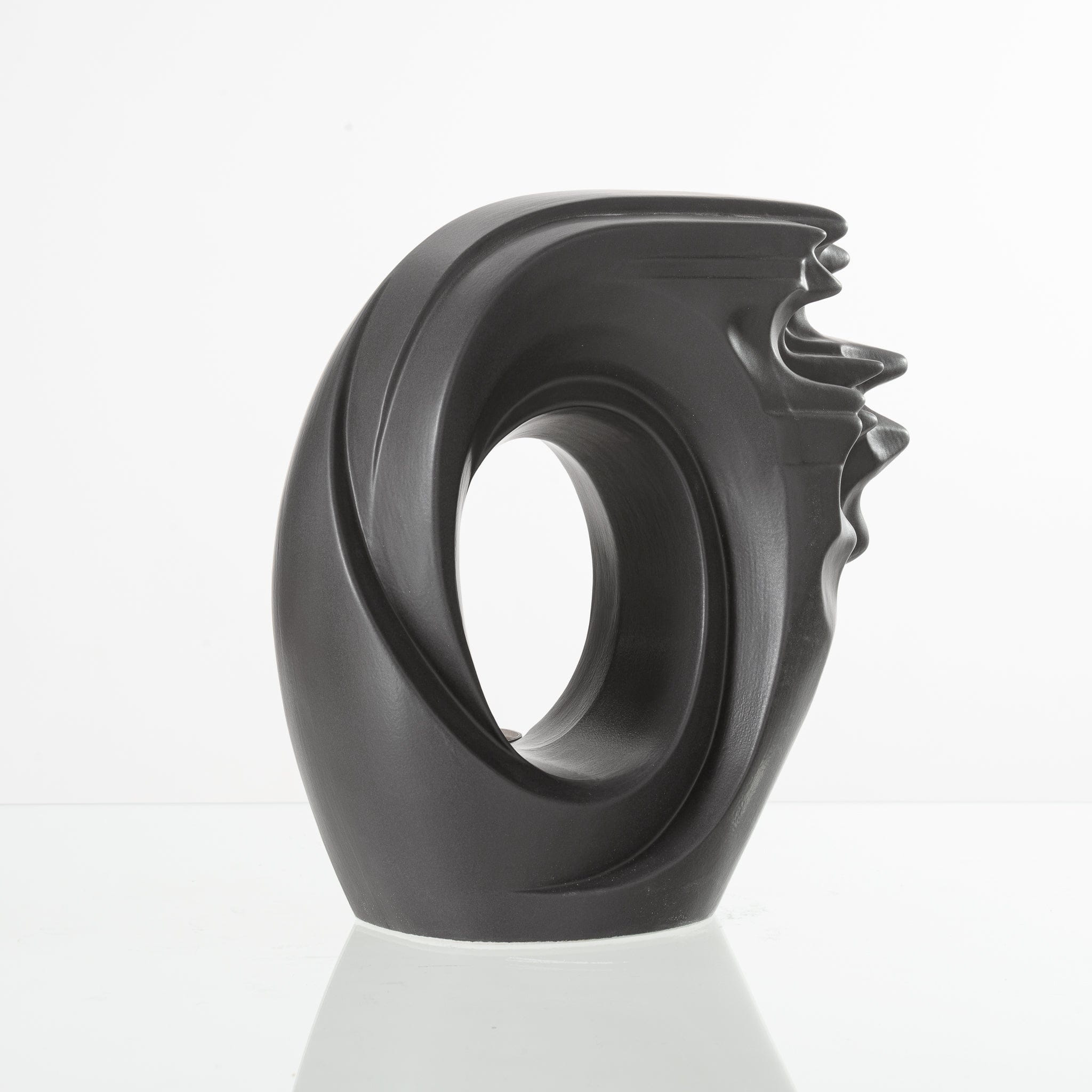 Zephyr Adult Cremation Urn for Ashes in Matte Grey