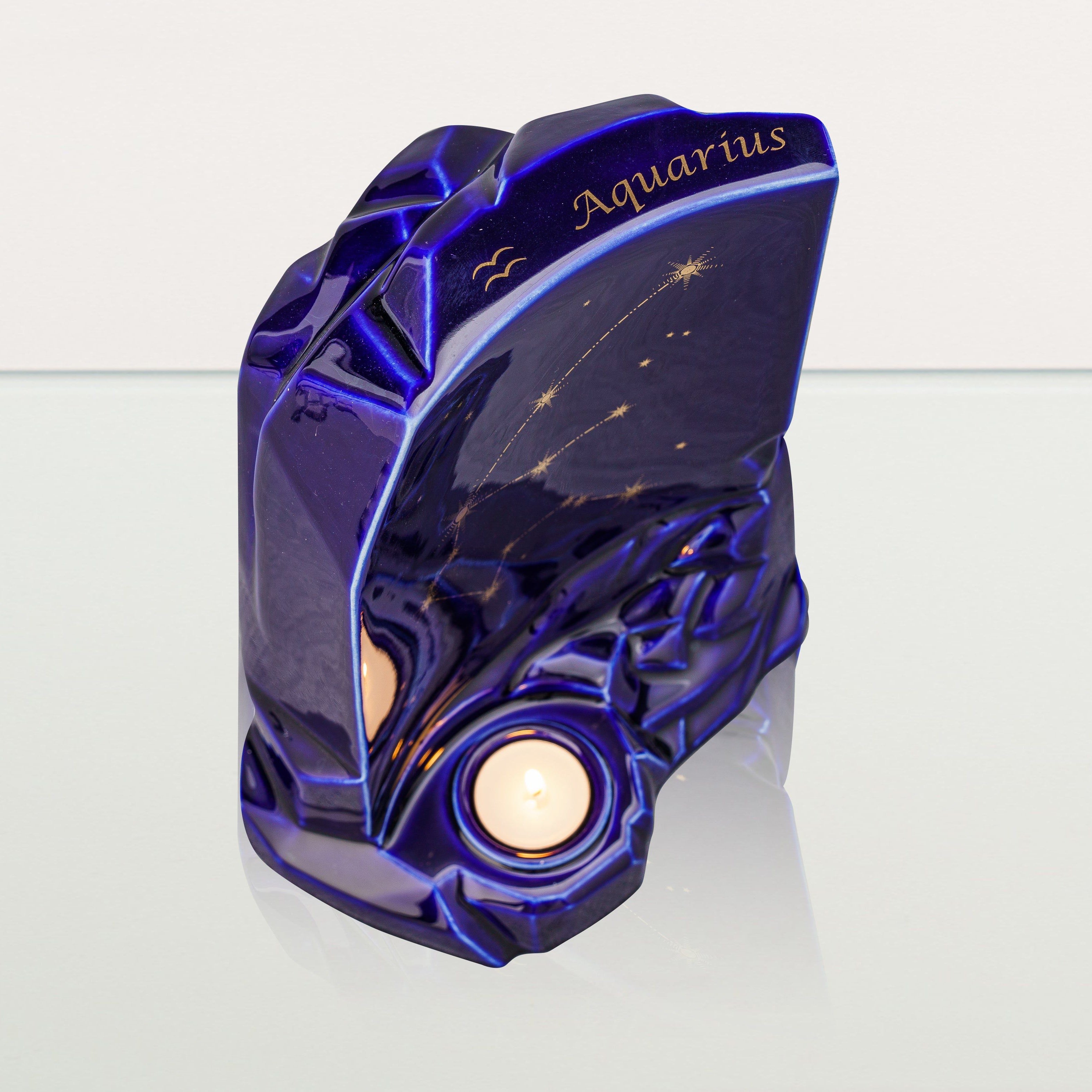 Zodiac Aquarius Adult Cremation Urn for Ashes