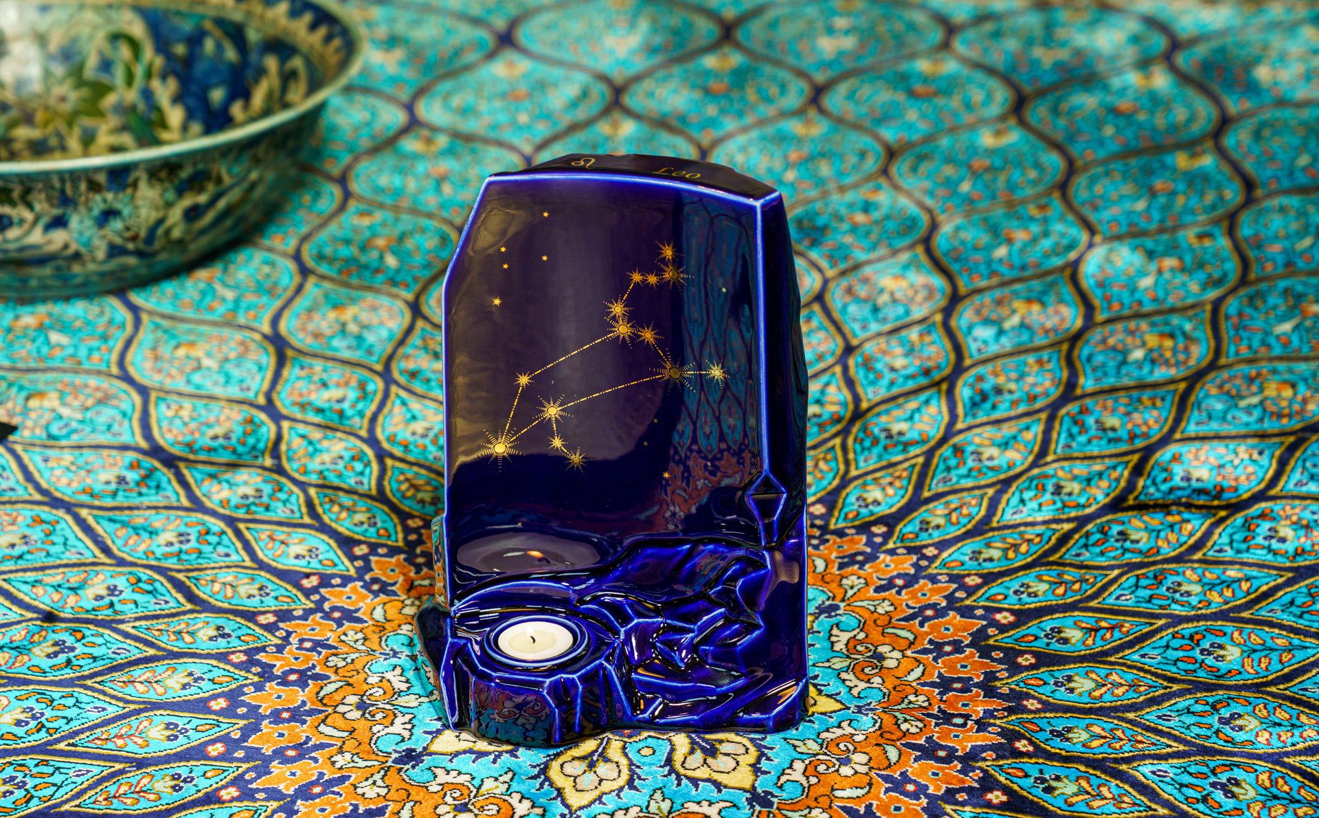Zodiac Leo Adult Cremation Urn for Ashes