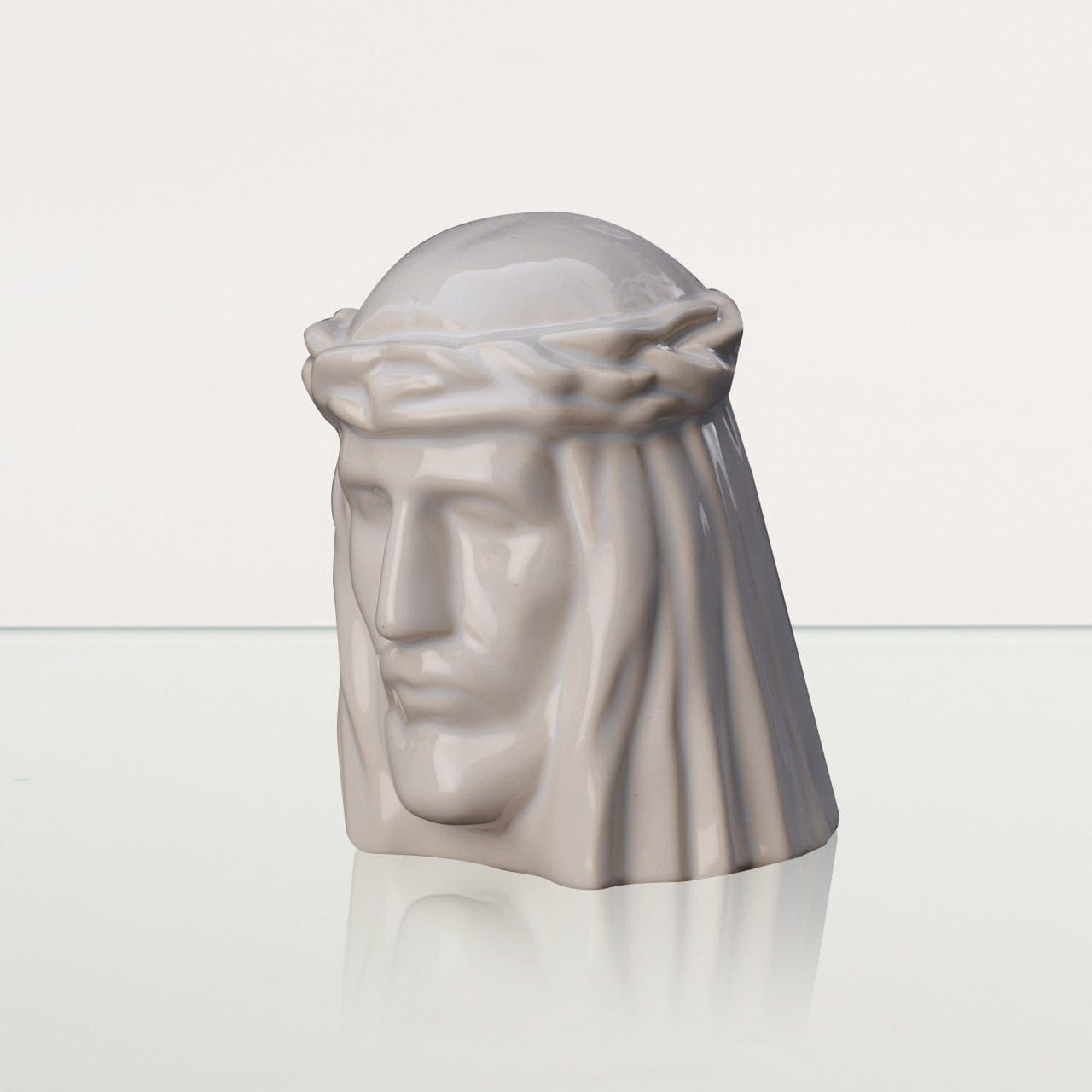 The Christ Mini Urn for Ashes in White