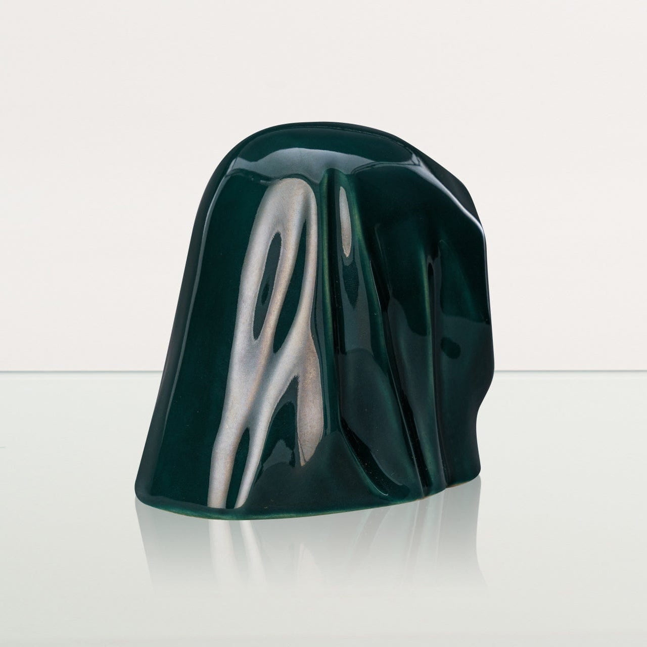 The Holy Mother Mini Urn for Ashes in Oxide Green