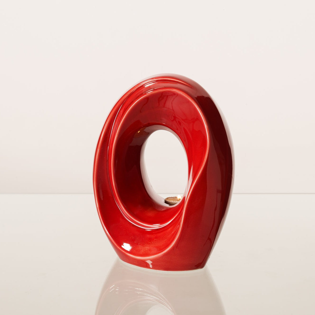 The Passage Medium Urn for Ashes in Red