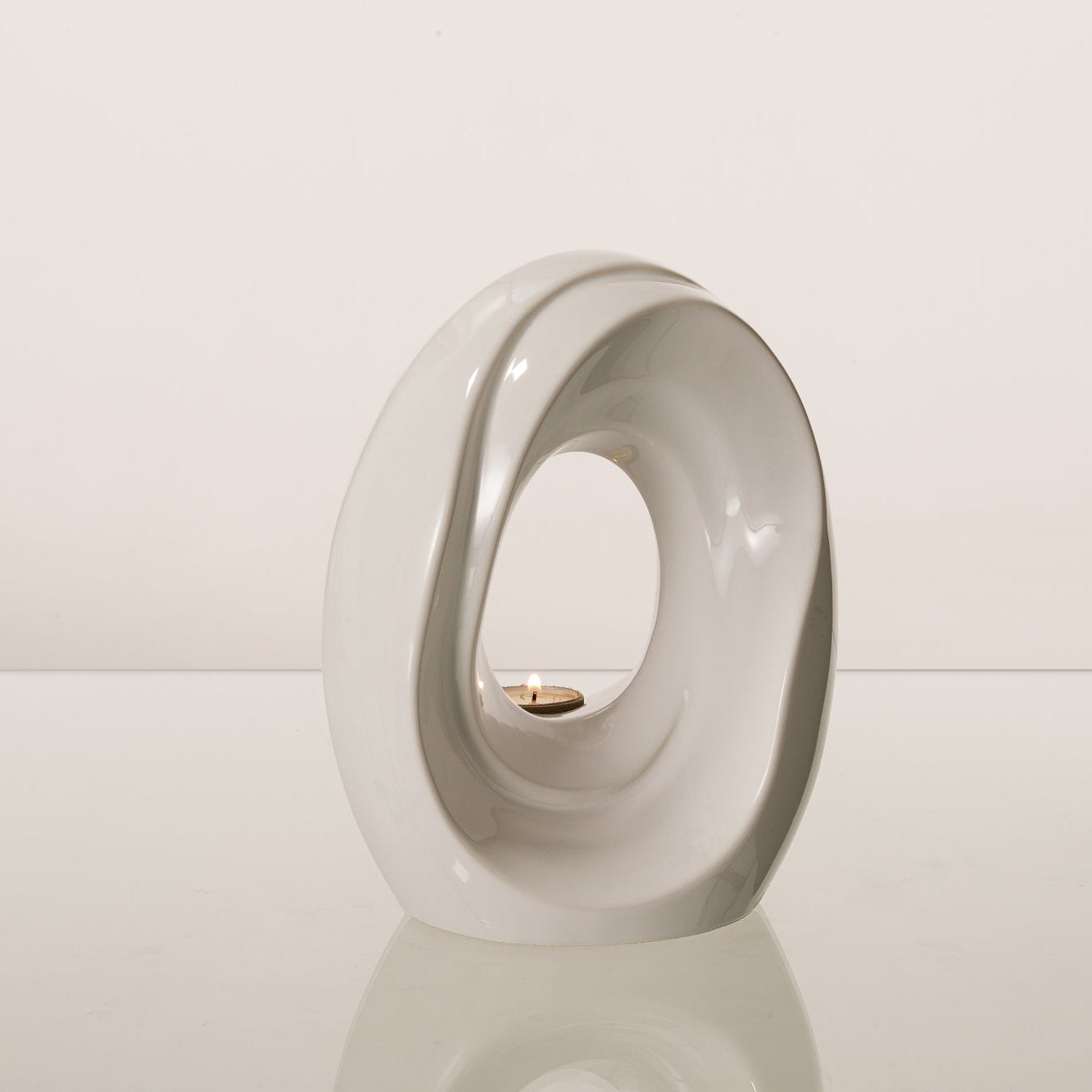 The Passage Medium Urn for Ashes in White
