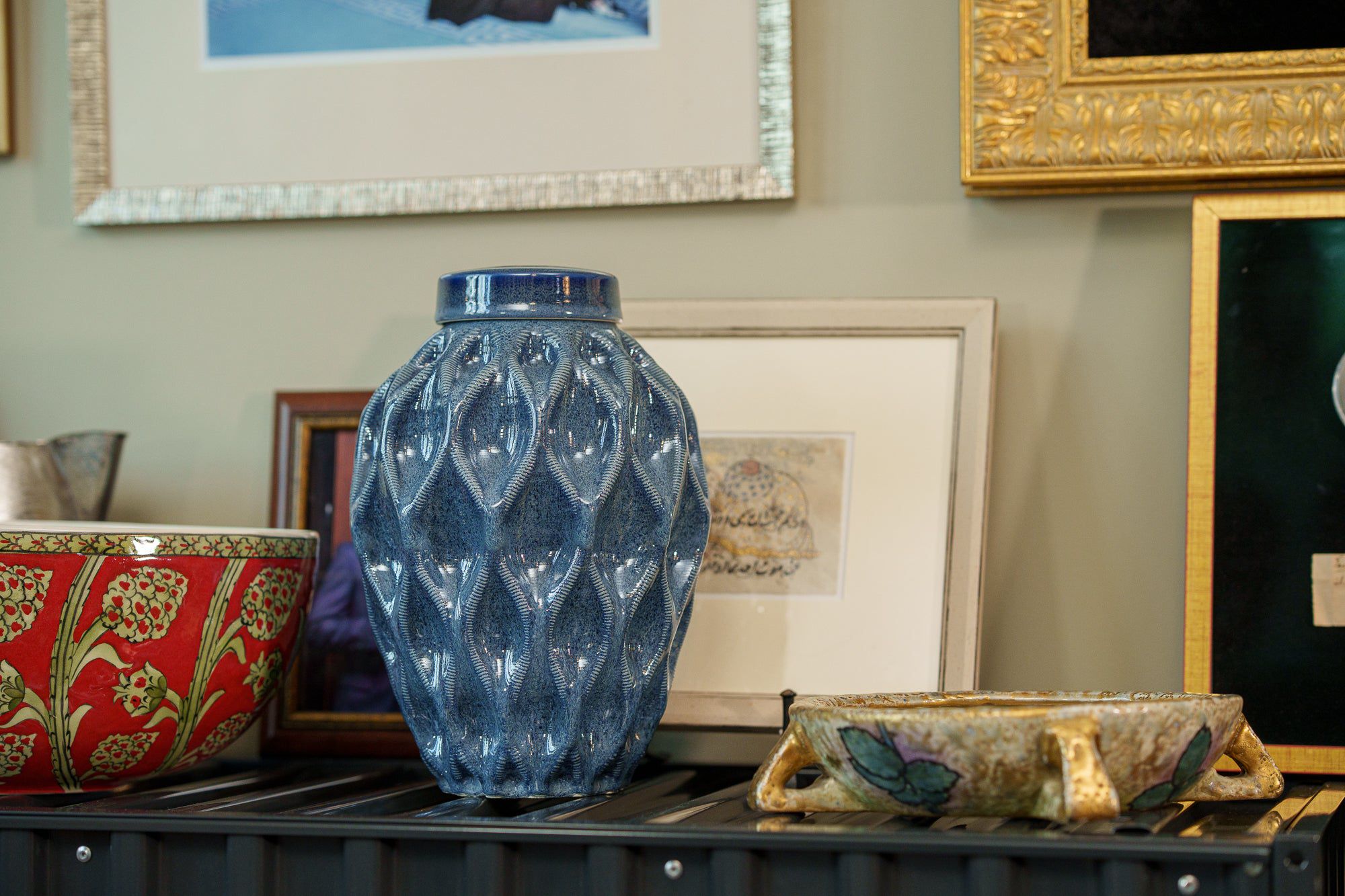 Echo Medium Urn for Ashes in Blue