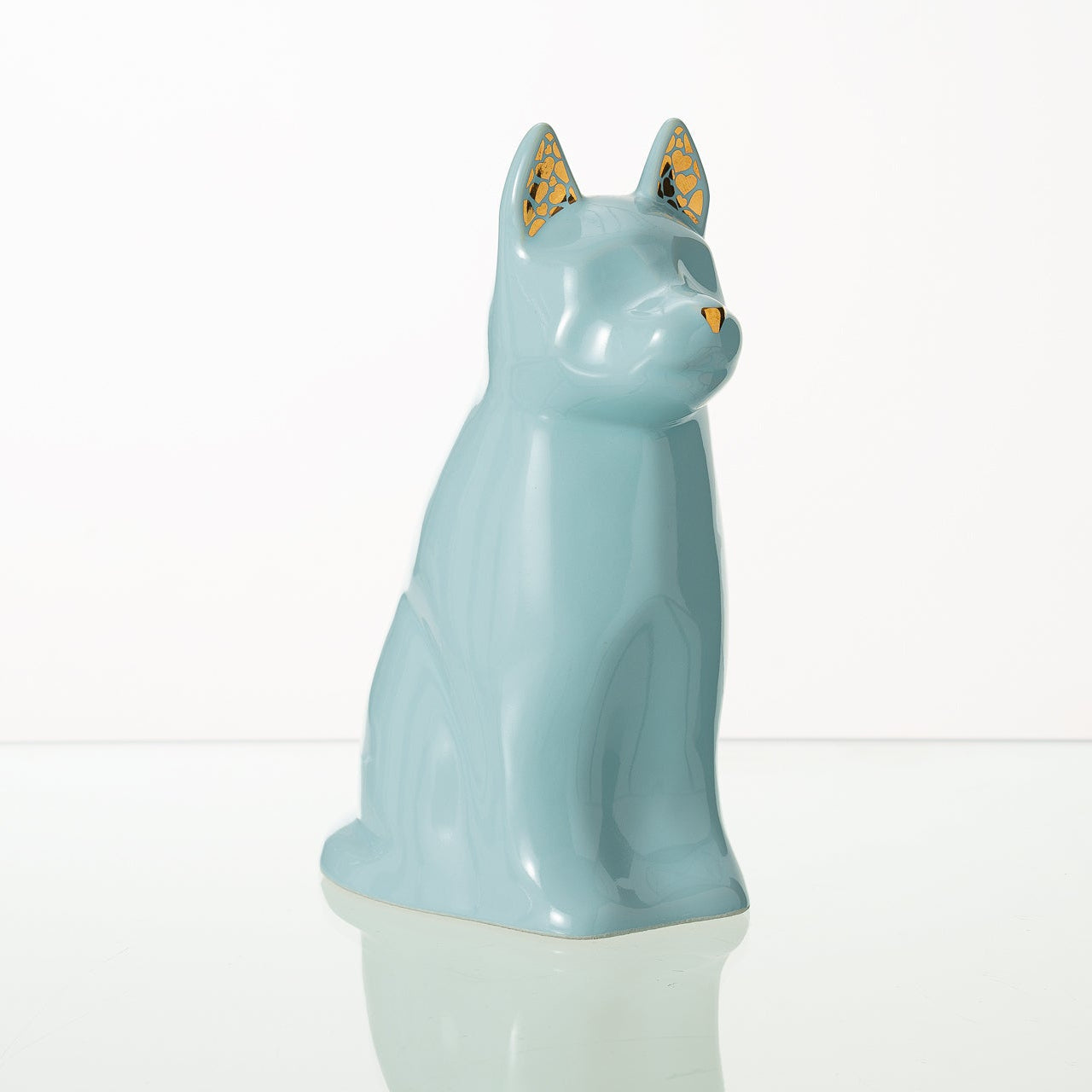Barkley Dog Pet Urn for Ashes in Light Blue