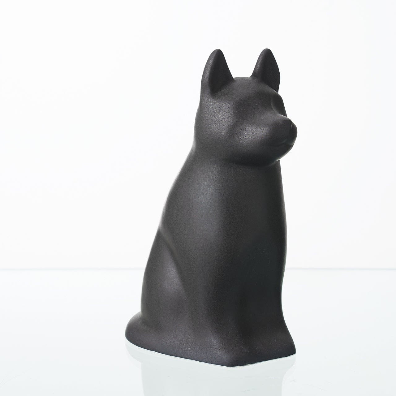 Barkley Dog Pet Urn for Ashes in Matte Grey
