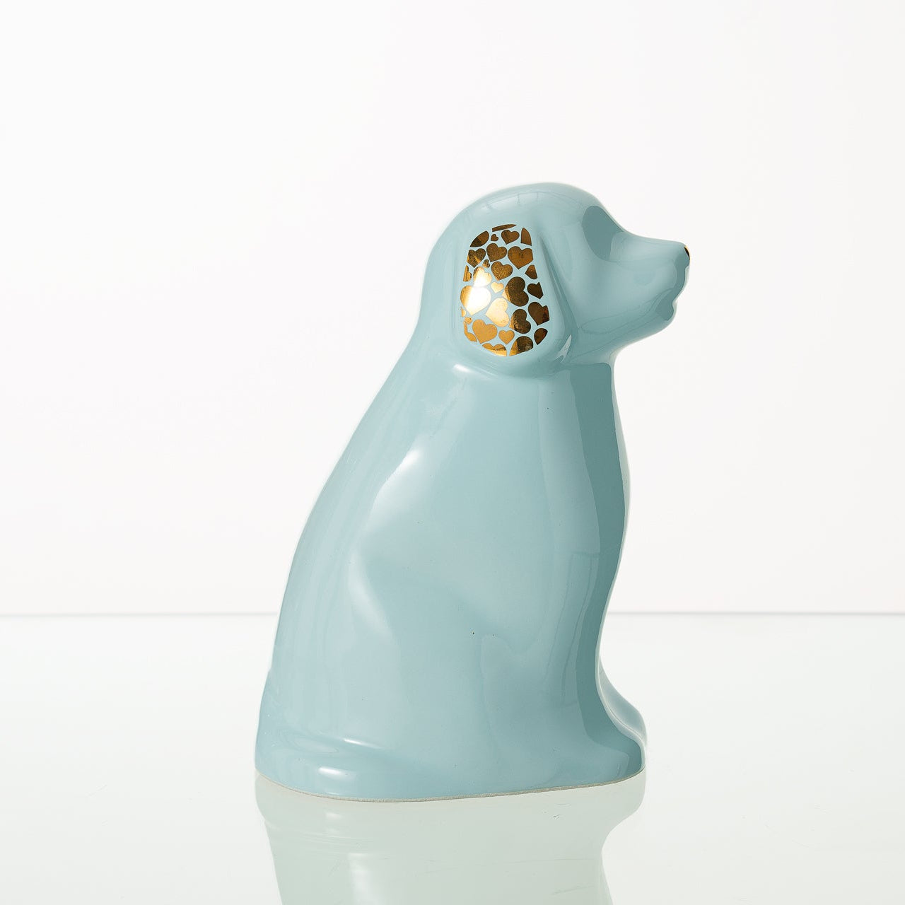 Cuddle Dog Pet Urn for Ashes in Light Blue