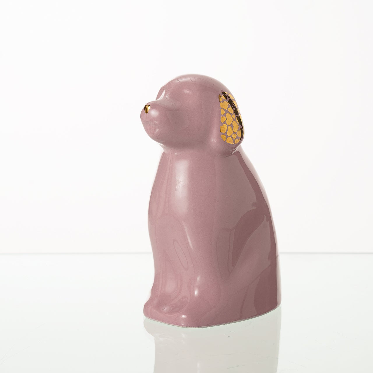 Cuddle Dog Pet Urn for Ashes in Pink