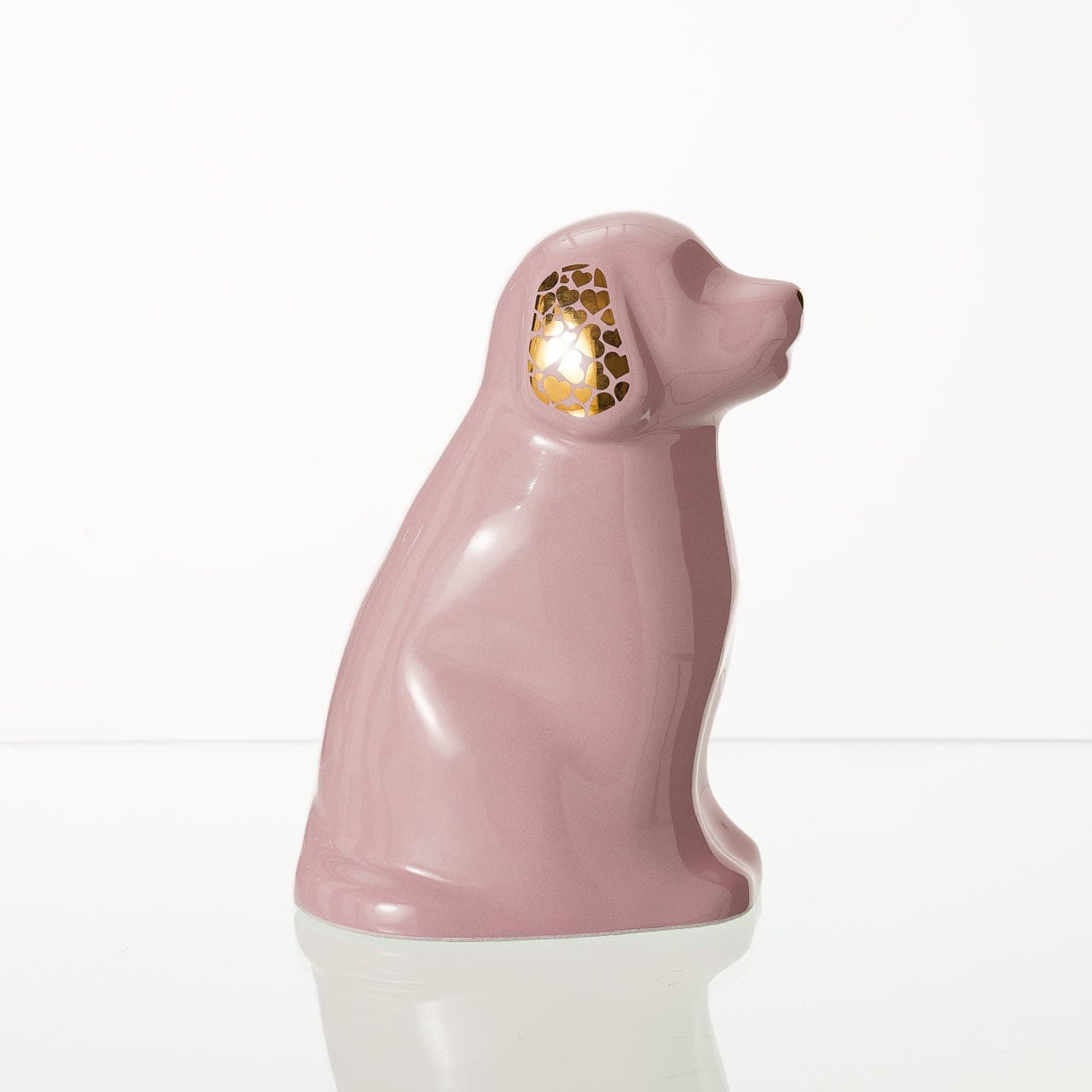 Cuddle Dog Pet Urn for Ashes in Pink