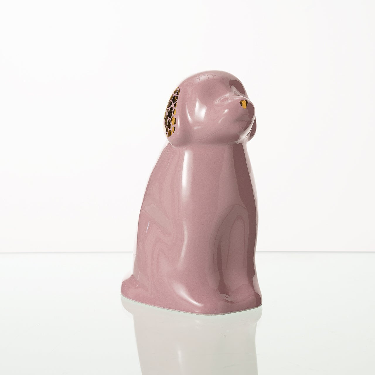 Cuddle Dog Pet Urn for Ashes in Pink