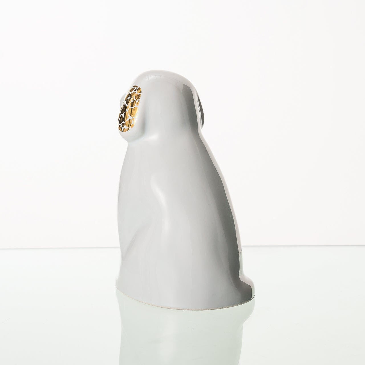 Cuddle Dog Pet Urn for Ashes in White