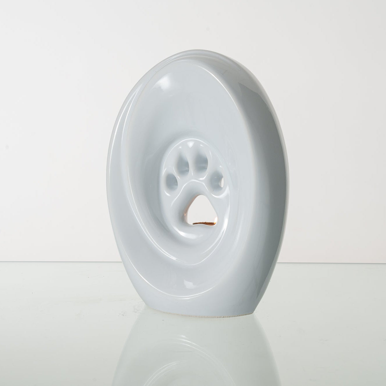 Paw Pet Urn for Ashes in White
