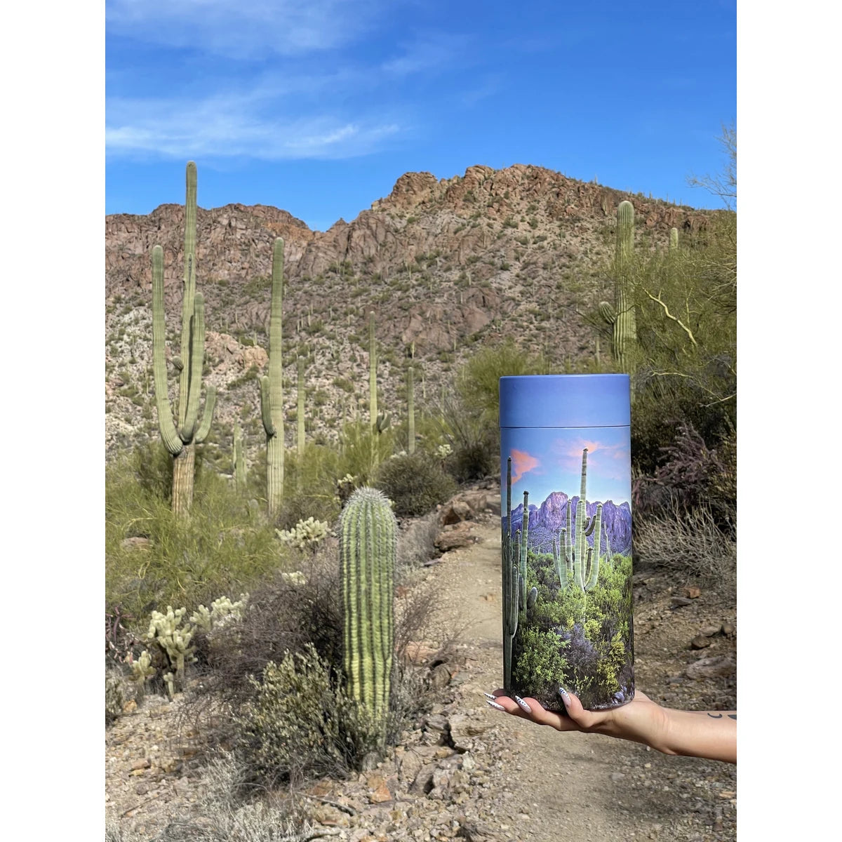 Saguaro Trail Eco Friendly Scattering Tube for Ashes - Mini