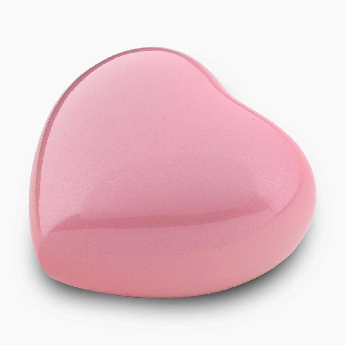 satori metal heart keepsake urn for ashes in soft pink