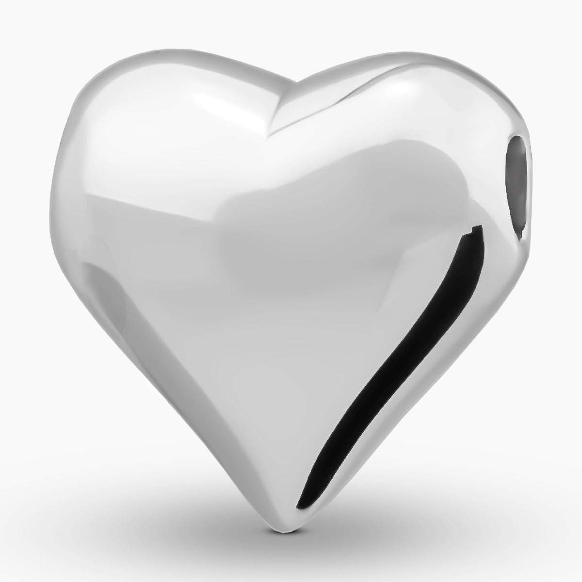 self fill elegant heart memorial ashes pendant