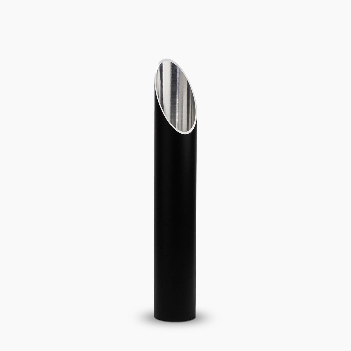 stainless steel memorial garden urn ornament in black medium