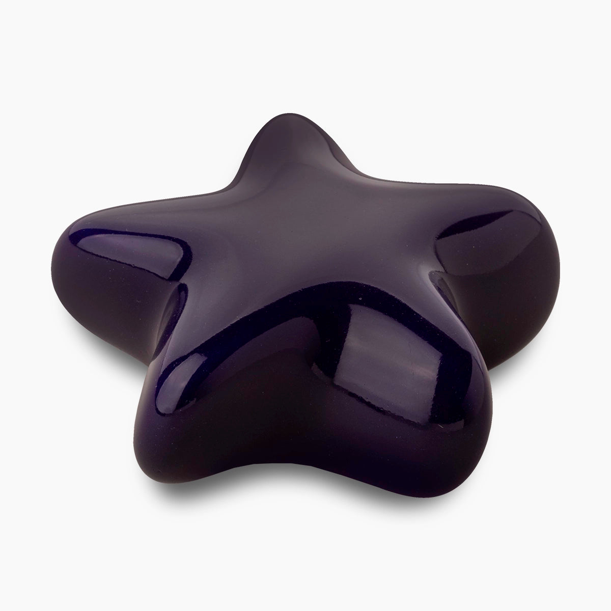 star keepsake urn for ashes in purple