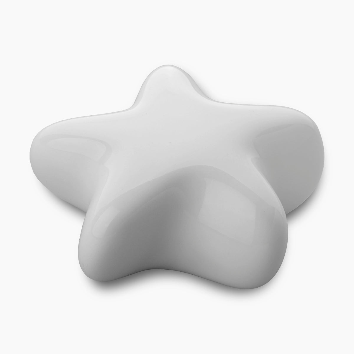 star keepsake urn for ashes in white