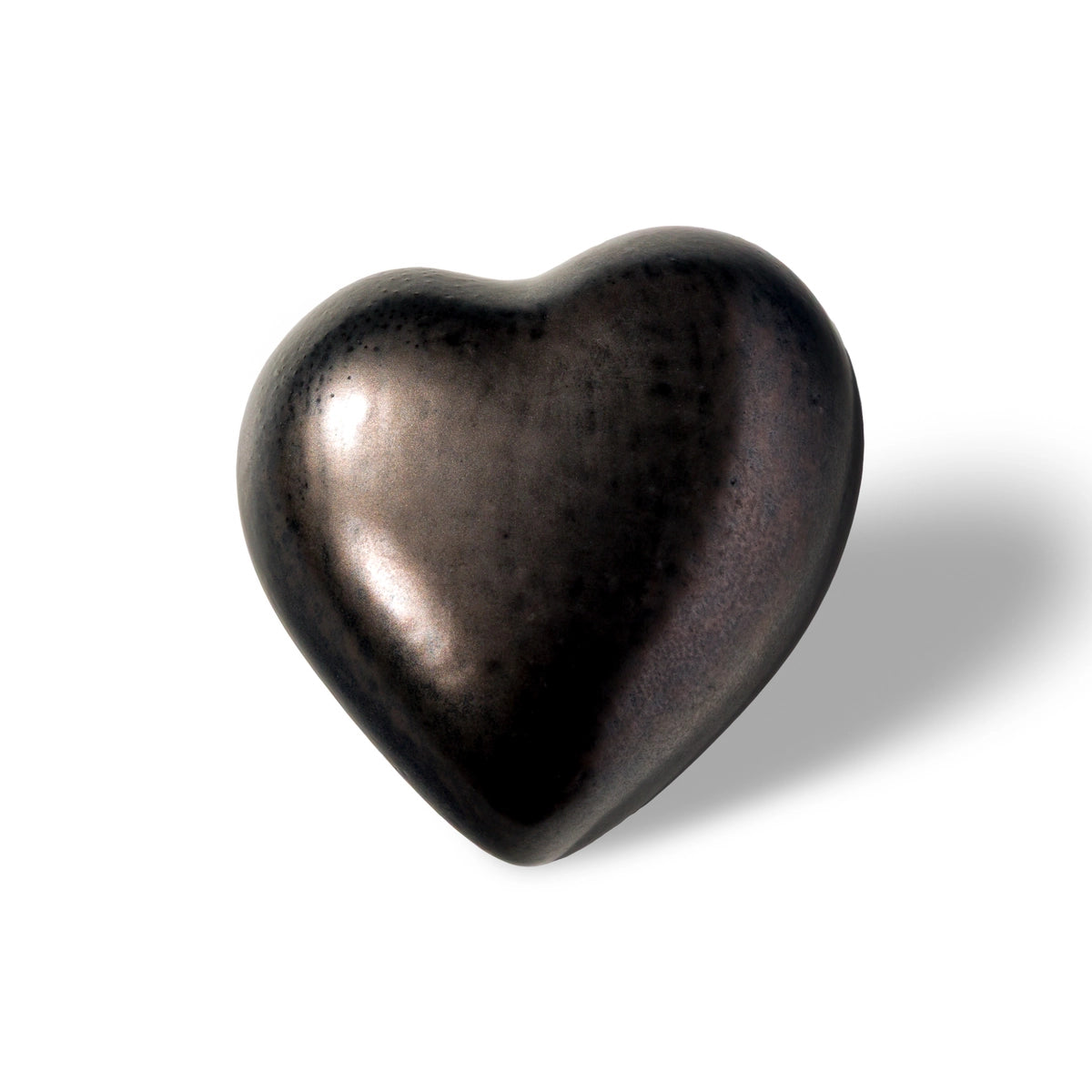 Tear Drop Heart Keepsake Urn for Ashes in Antic Gold
