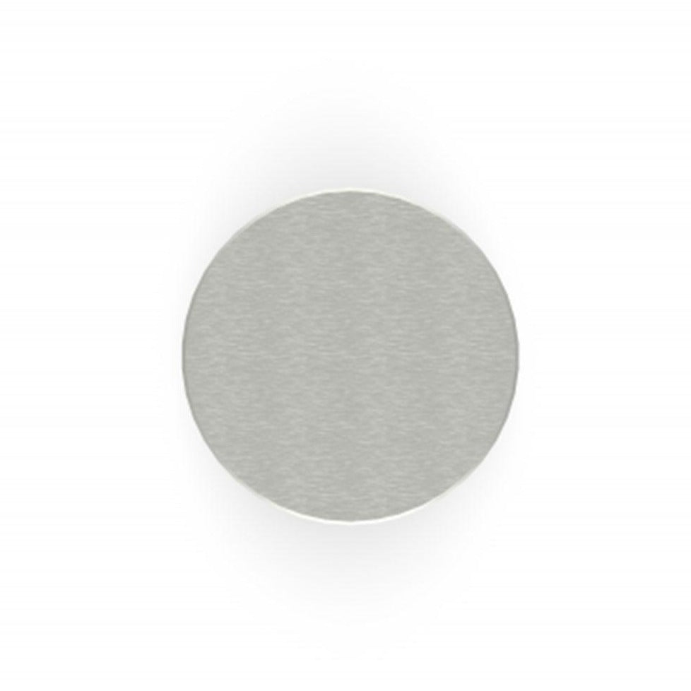 Cylinder Ashes Keepsake Urn in Stainless Steel Top View
