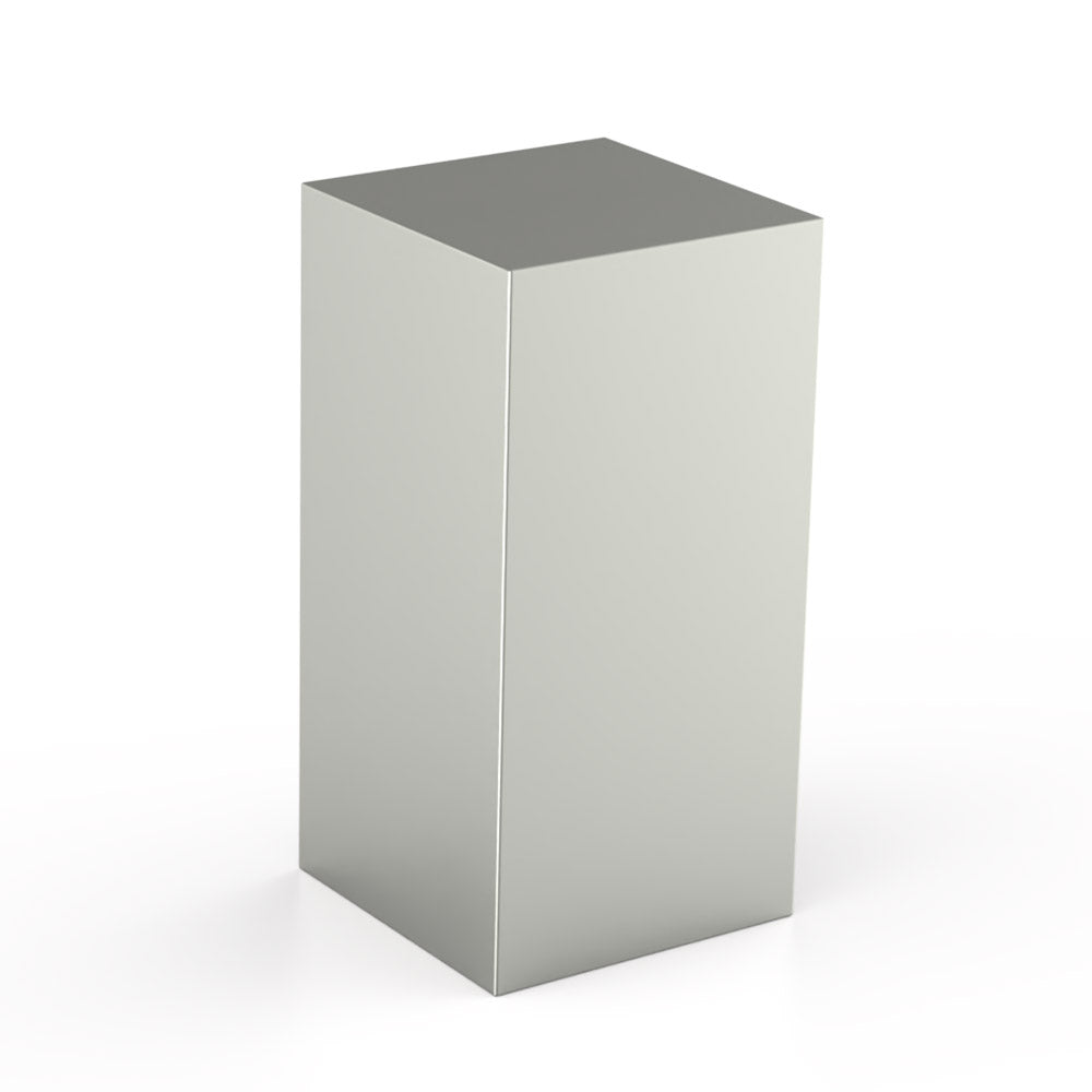 Dimension Cremation Urn for Ashes Adult in Stainless Steel Rotated View
