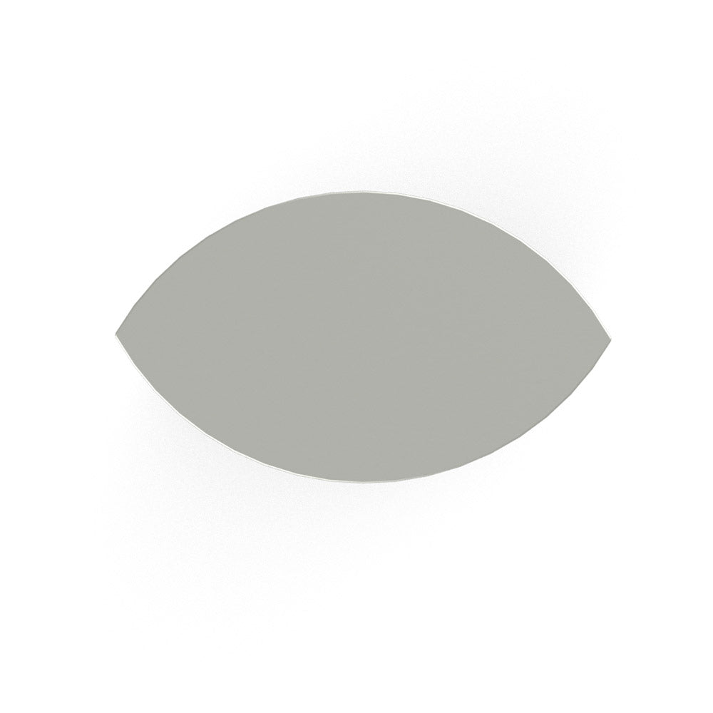 Ellipse Ashes Keepsake Urn in Stainless Steel Top View