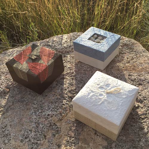 Embrace Cremation Urn for Ashes All Variations Outside on Tree Stump Small