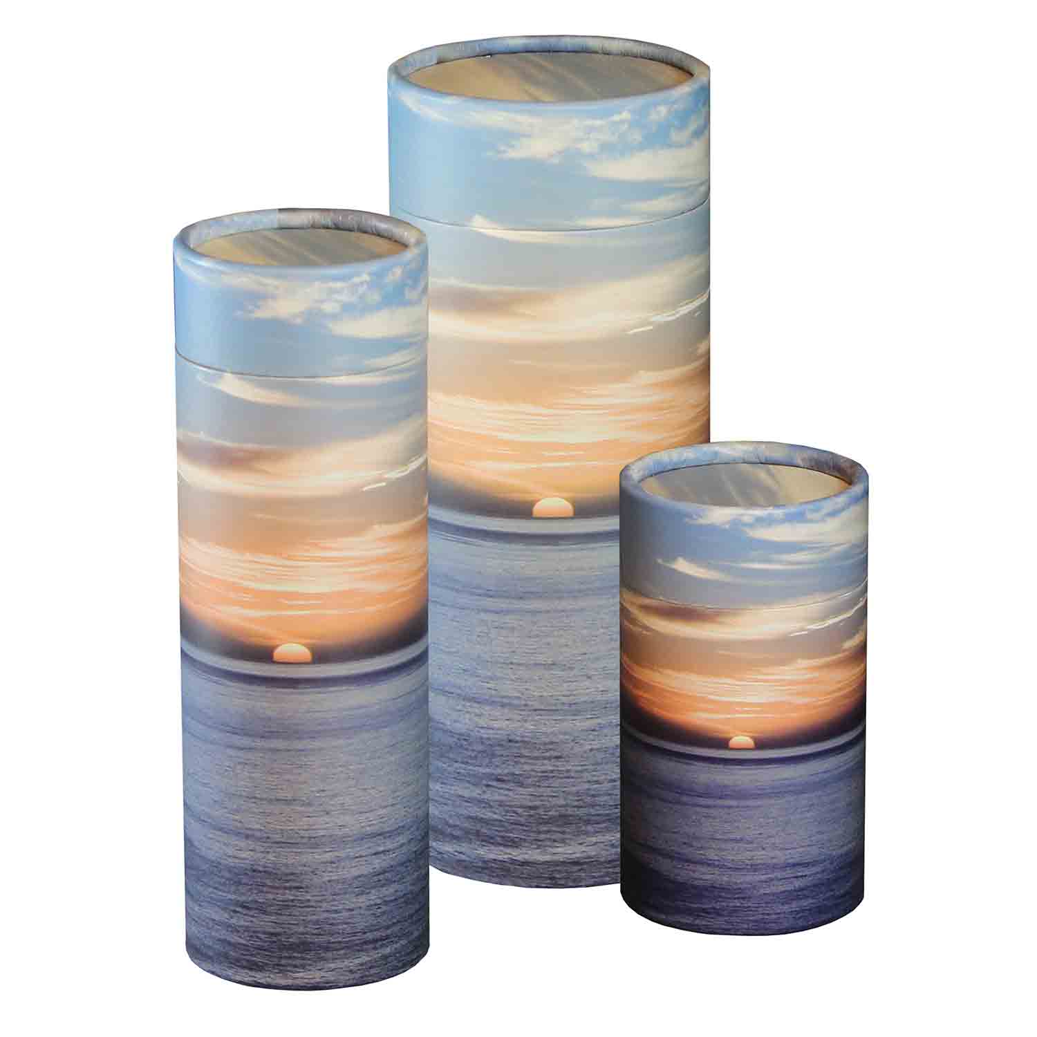 Ocean Sunset Eco Friendly Scattering Tube for Ashes - Three Sizes