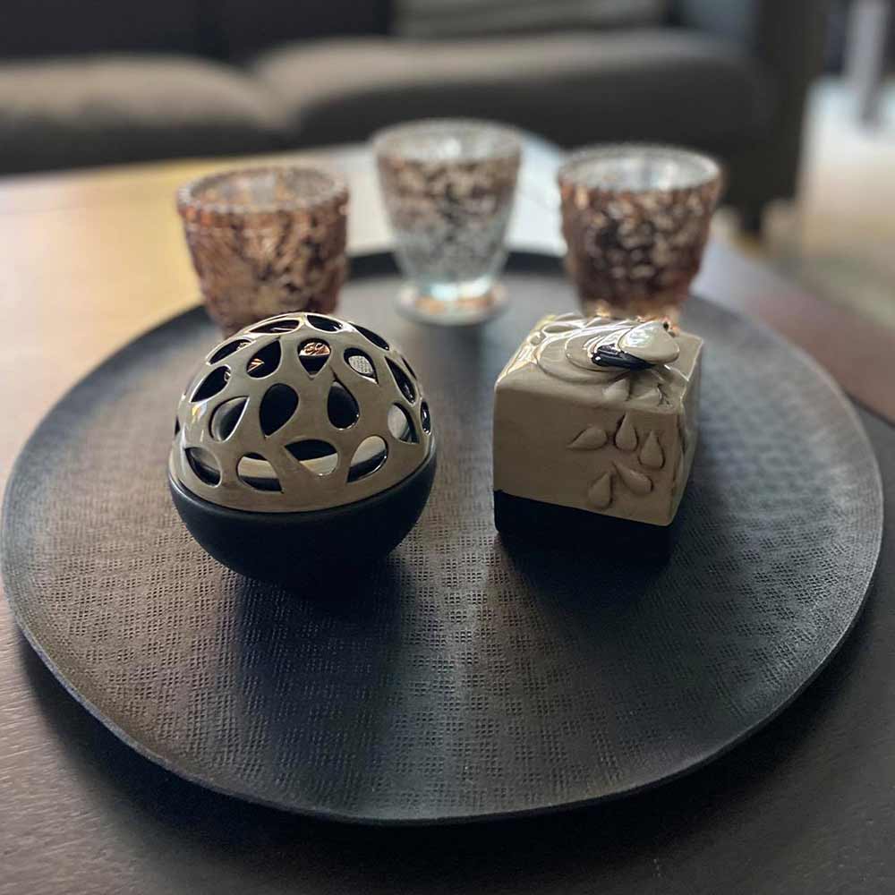 Teardrop Candle Sphere and Teardrop Cube Keepsakes