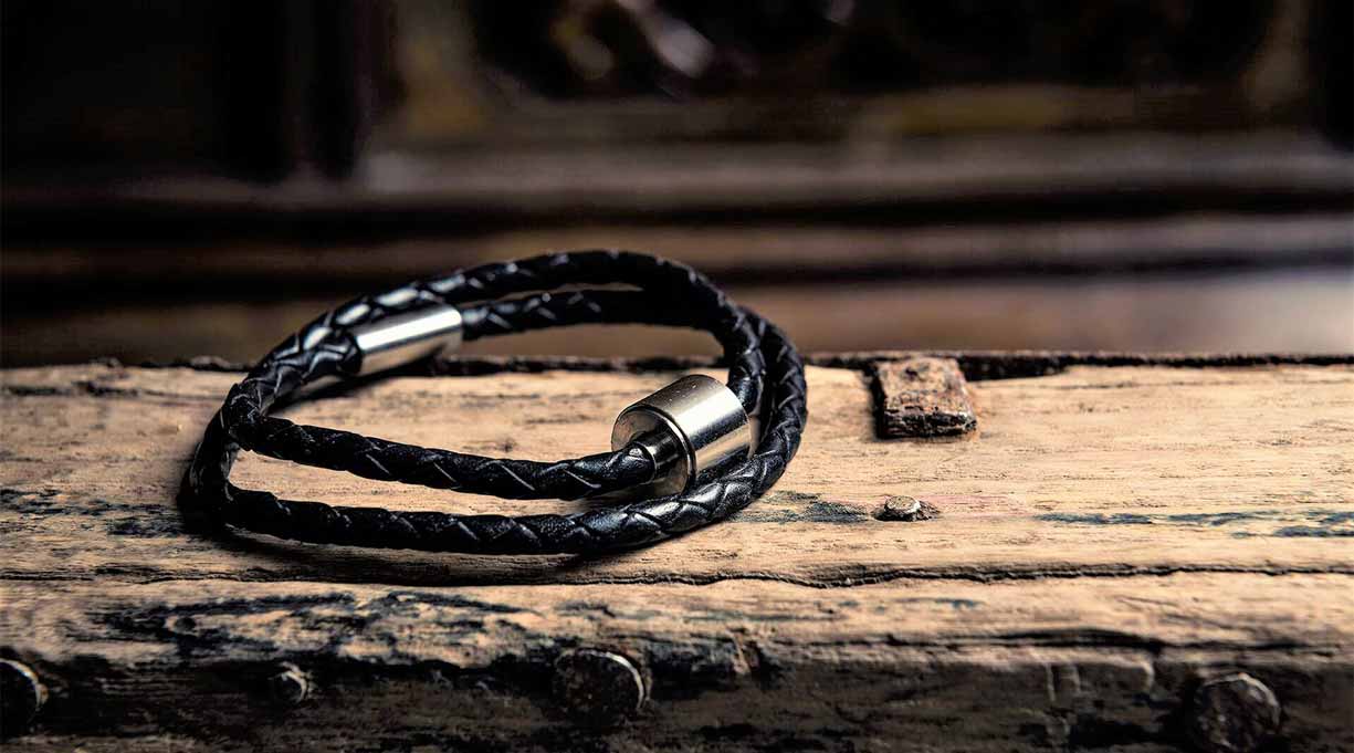 All Black masculine bracelets