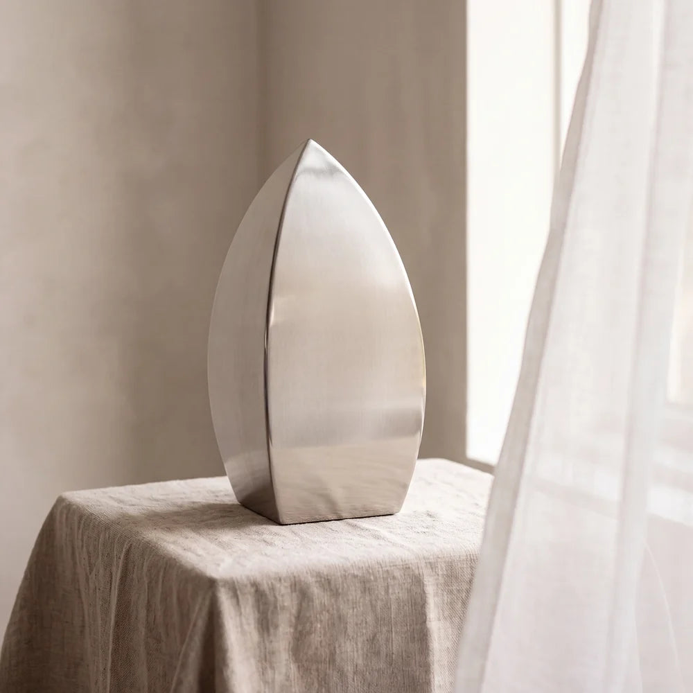 Drop Adult Cremation Urn for Ashes in Stainless Steel
