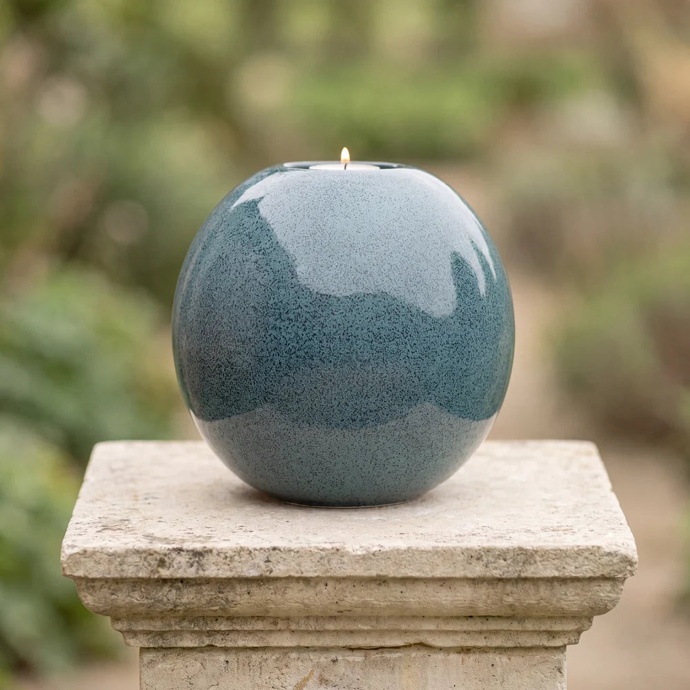Harmony Adult Cremation Urn for Ashes in Oily Blue Melange
