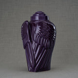 Angel Wings Adult Cremation Urn for Ashes in Violet