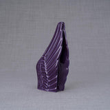 Angel Wings Small Urn for Ashes in Violet