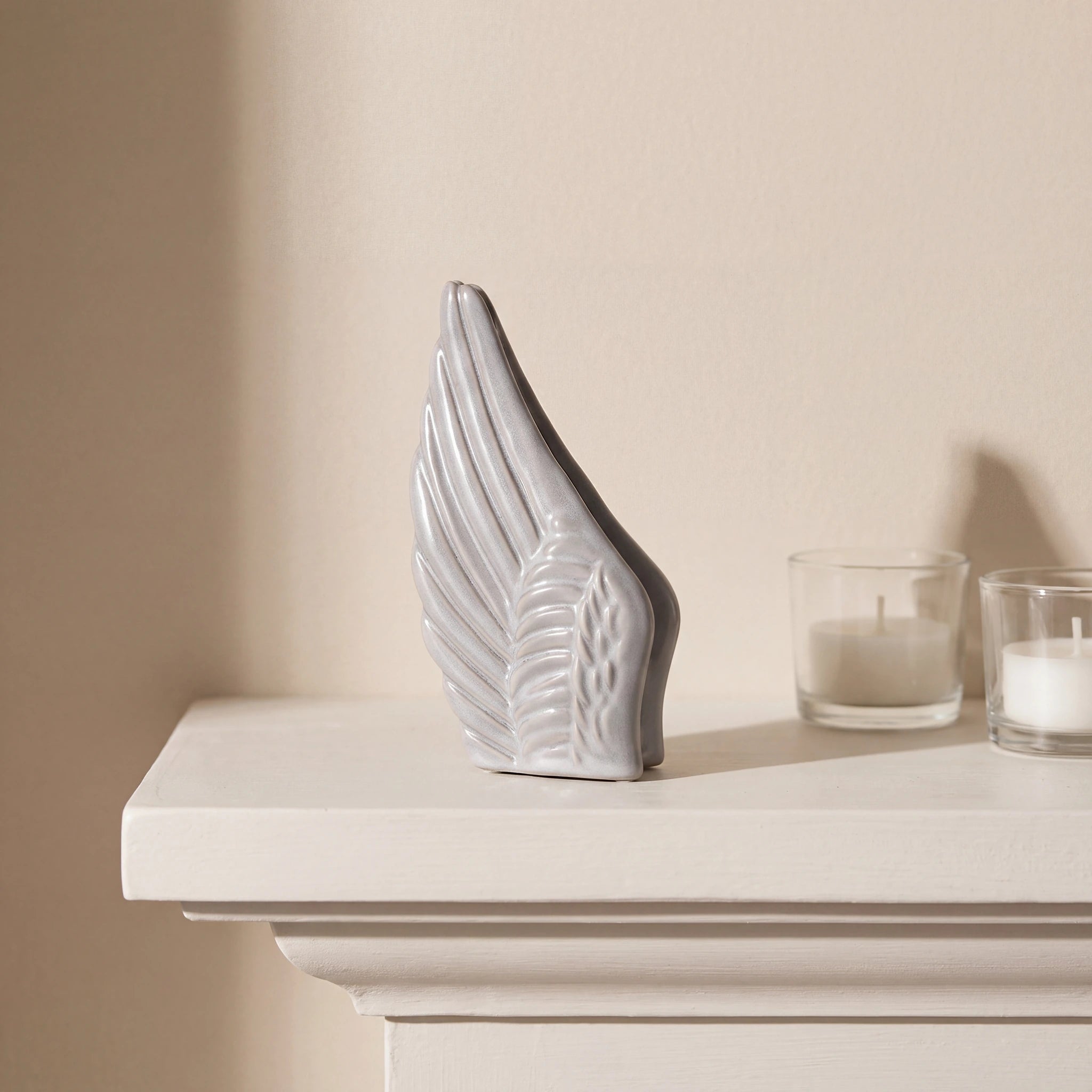 Angel-Wings-Small-Urn-for-Ashes-in-Grey-keepsake_tealight_pair